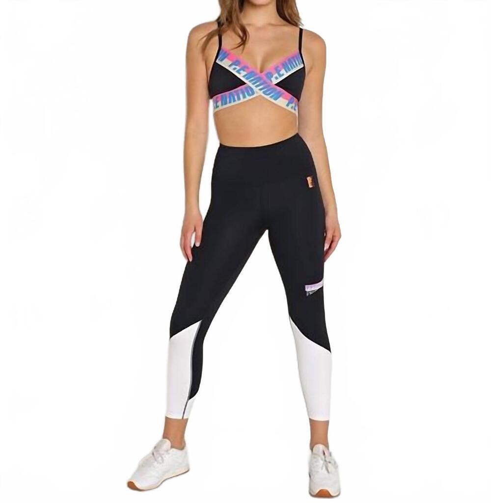 NEW P.E. NATION half volley legging in black